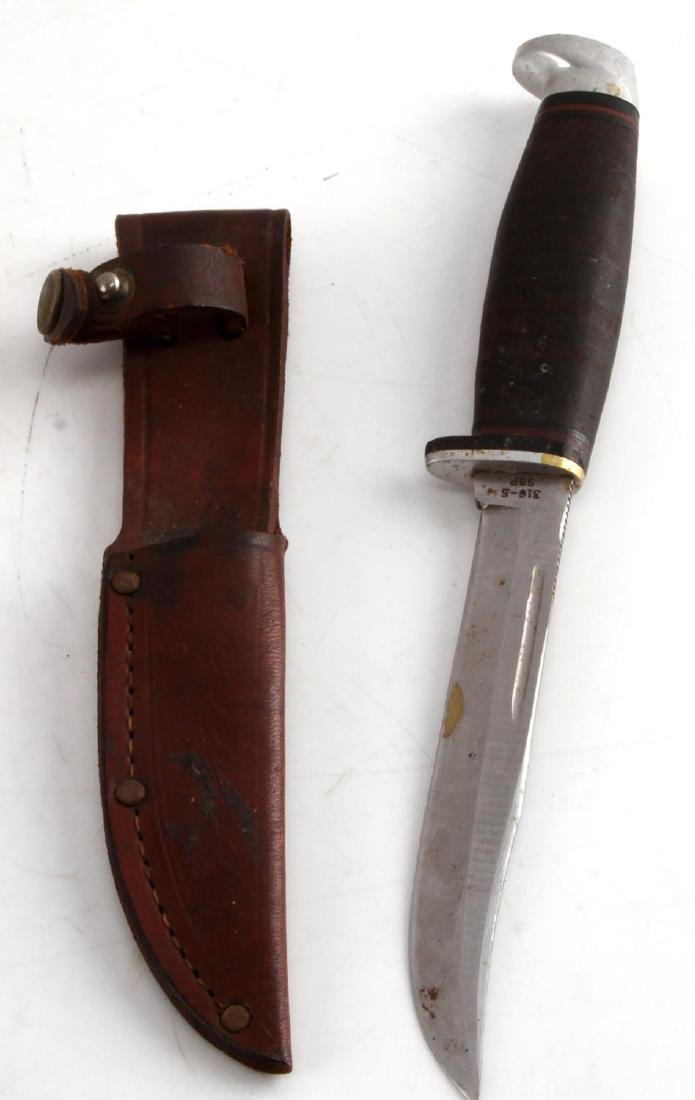 VINTAGE CASE XX FIXED BLADE 9 1/2" HUNTING KNIFE