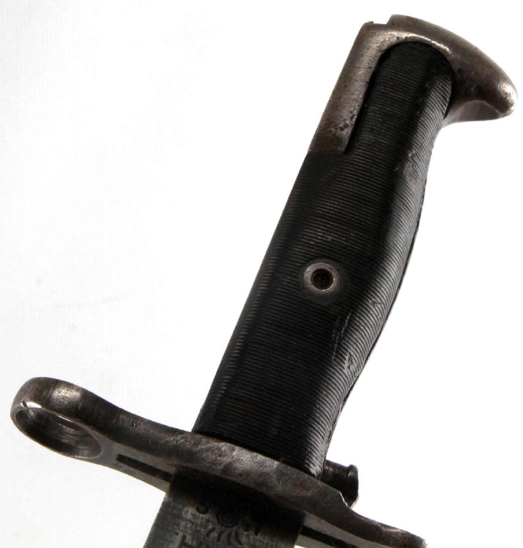 WWII US ARMY M1 BAYONET UFH MANUFACTURE: A US Army M1 bayonet made by UFH. Measures 14 1/4 inches in length. In good condition with minor wear from age.