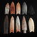 LOT OF 8 ARROWHEAD POINTS SOUTHEASTERN US