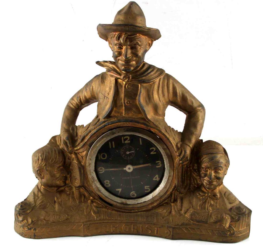 VINTAGE WILL ROGERS WESTERN CHARACTER CLOCK Jul 19, 2018 Affiliated