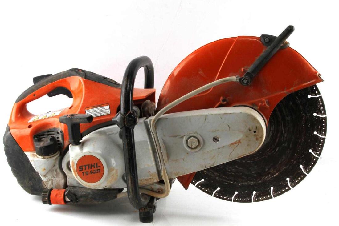 STIHL TS 420 CONCRETE CIRCULAR SAW GAS POWERED