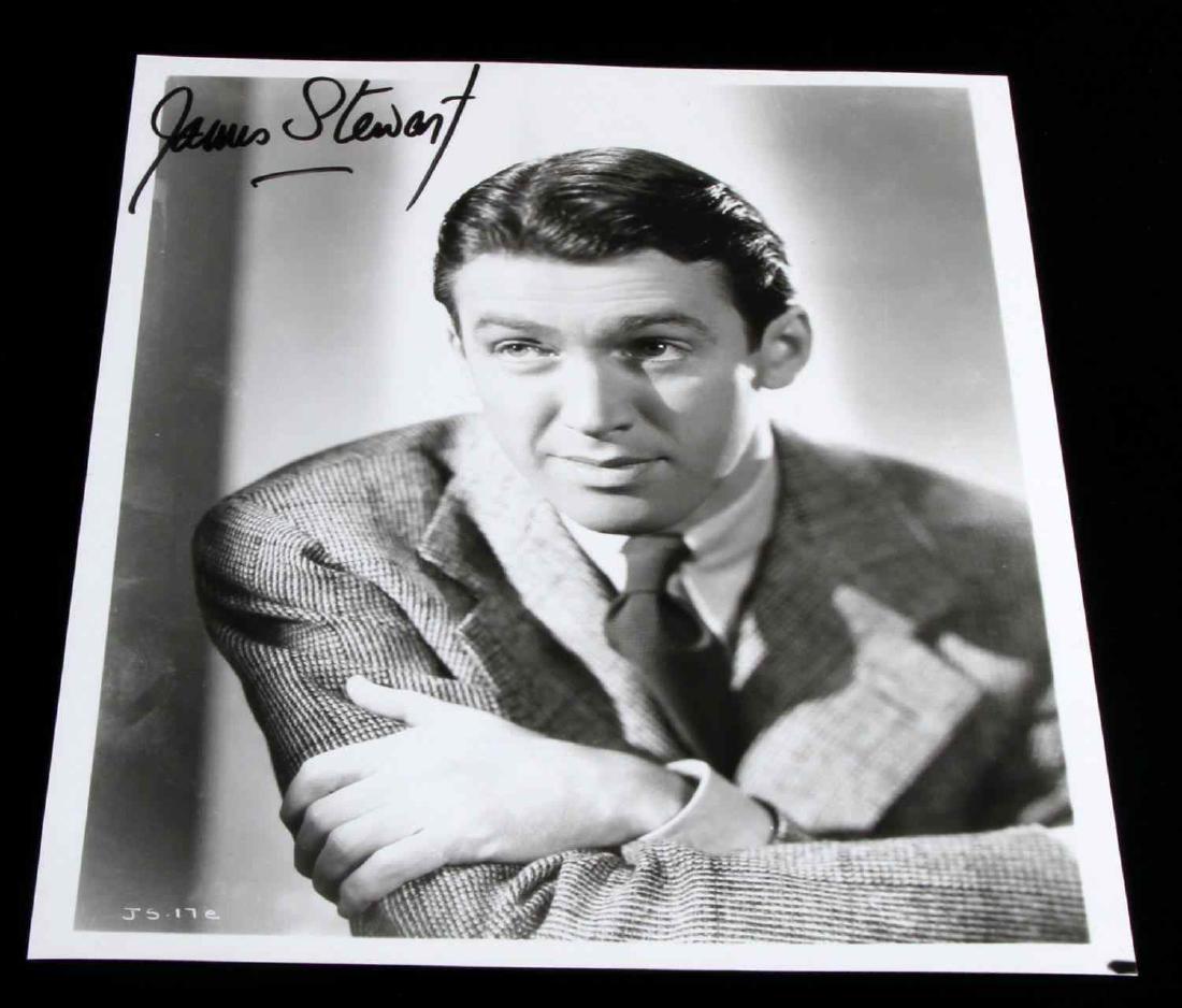 VERTIGO ACTOR JAMES STEWART SIGNED PHOTOGRAPH: Actor James Stewart autographed photo. VG condition. Measures 9 3/4" x 8". VG condition.