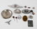 LARGE LOT OF ASSORTED WWII THIRD REICH PINS BADGES