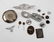 LARGE LOT OF ASSORTED WWII THIRD REICH PINS BADGES - 4