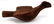 ANTIQUE NATIVE AMERICAN WOOD BIRD RATTLE