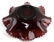 VINTAGE RUFFLED EDGE CARNIVAL GLASS BOWL - 3