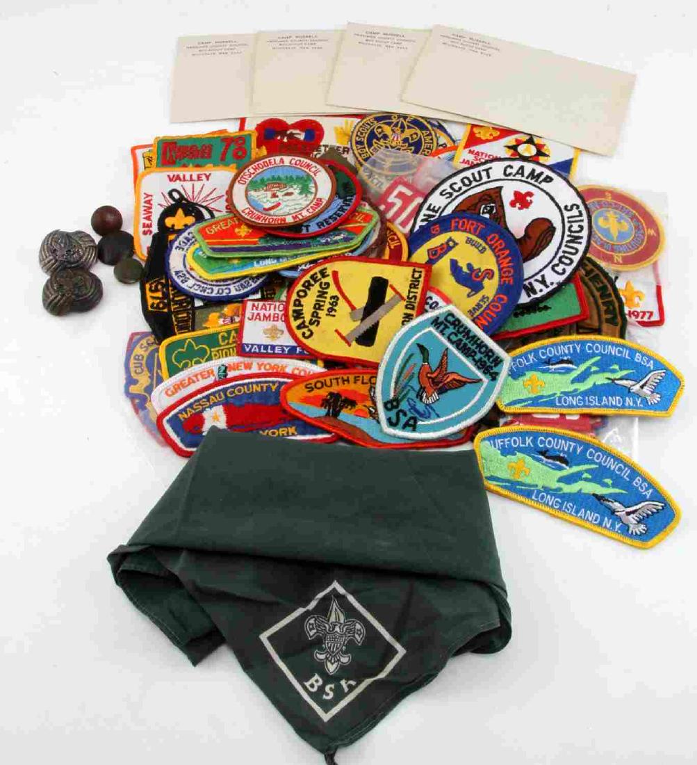 LARGE LOT OF 100+ VINTAGE BOY SCOUTS COLLECTIBLES