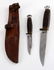 DOUBLE KNIFE WITH SHEATH SET WILLIAM RODGERS 1930S
