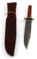 HAND MADE DAMASCUS STEEL BOWIE STYLE KNIFE