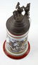GERMAN REGIMENTAL PORCELAIN STEIN LITHO BASE