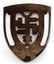 GERMAN WWII SWASTIKA IRONING BOARD IRON TRIVET