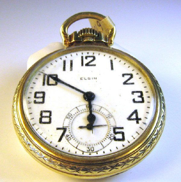ANTIQUE RAILROAD ELGIN RAYMOND POCKET WATCH 21J