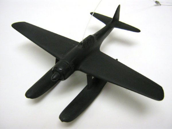 JAPANESE E16A PAUL WWII SPOTTER RECOGNITION MODEL: World War II Recognition Spotter Model, Japanese,E16A Paul. Made from Acetate, Dec 1944, 6" long 7" wingspan, Very Fine Condition