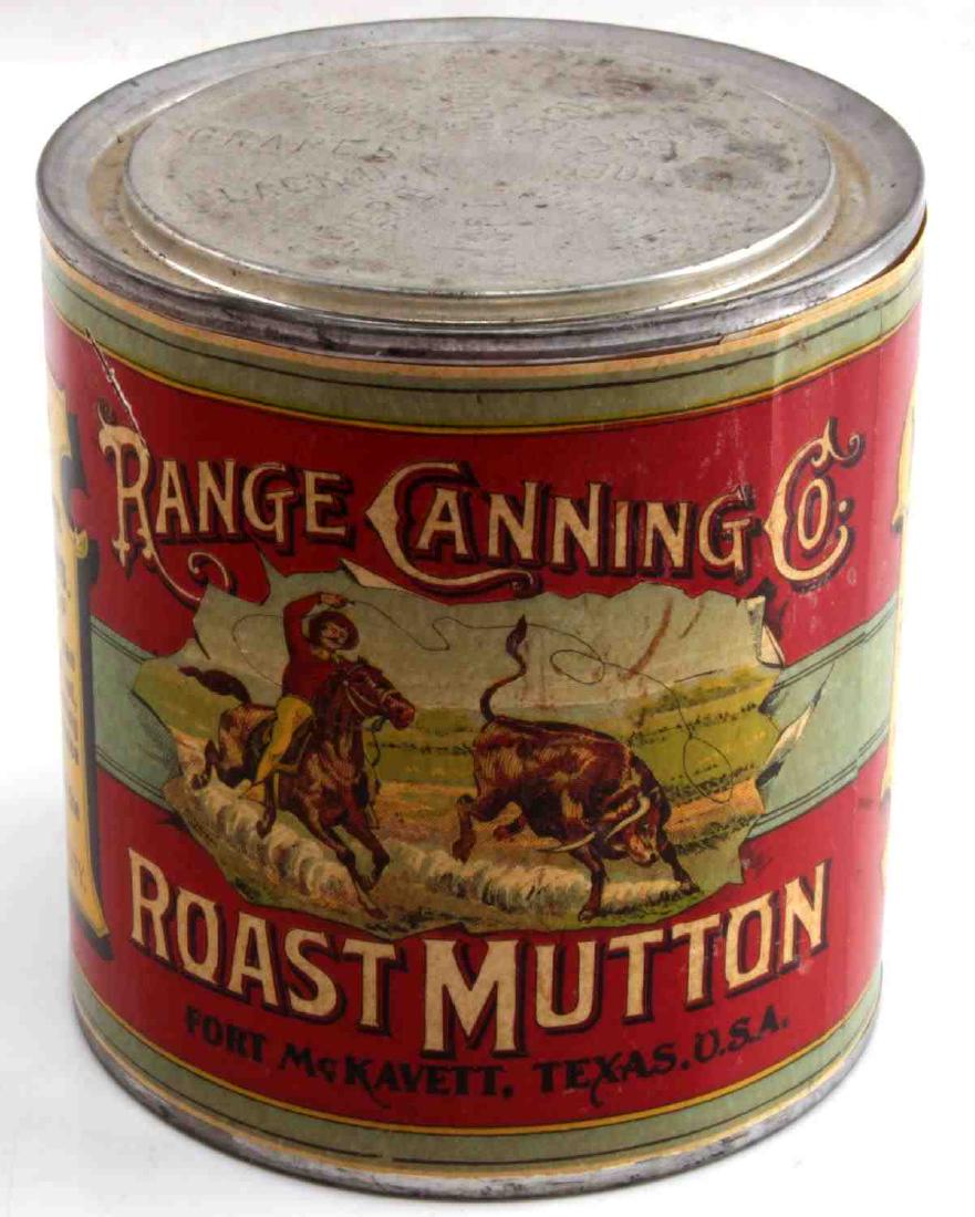 ANTIQUE ROAST MUTTON RANGE CANNING COMPANY CAN