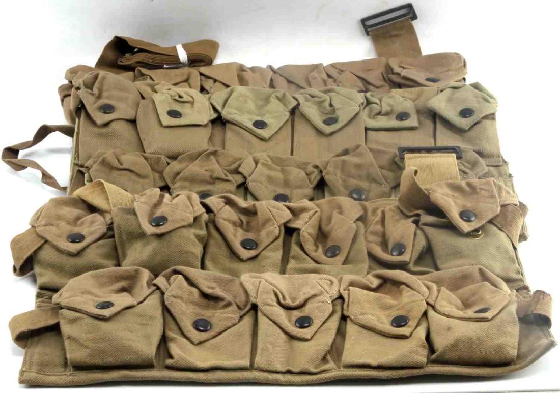 LOT OF 3 WWI US ARMY GRENADE CARRIER BELTS