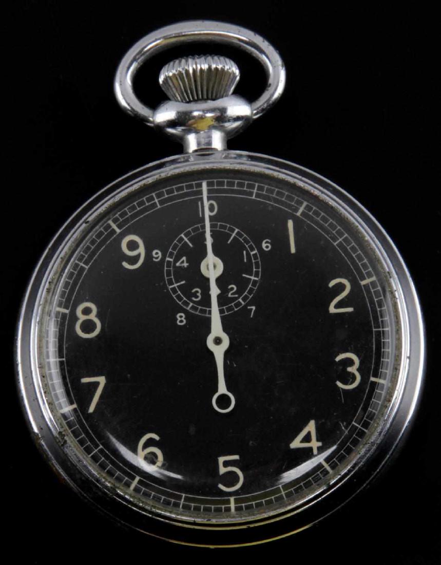 WWII TYPE A-8 WALTHAM ARMY AIR CORP STOPWATCH: Works very well, Serial Number AF-44-7479, clear crystal some scratches to reverse. g3