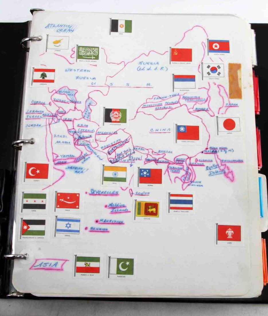10 FULL BINDERS OF WORLD STAMP ISSUES: Stamps are from a great variety of places and a great number of nations including 1 full binder of Africa, 1 of Europe, 1 of Asia, central American, and more. 1978 collection. All stamps are cancelled