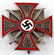 WWII GERMAN COSSACK CROSS BADGE & CIGARETTE CASE - 2
