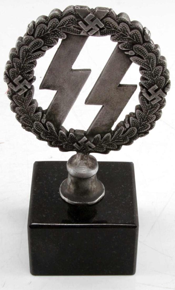 WWII GERMAN WAFFEN SS OFFICER DESK ORNAMENT