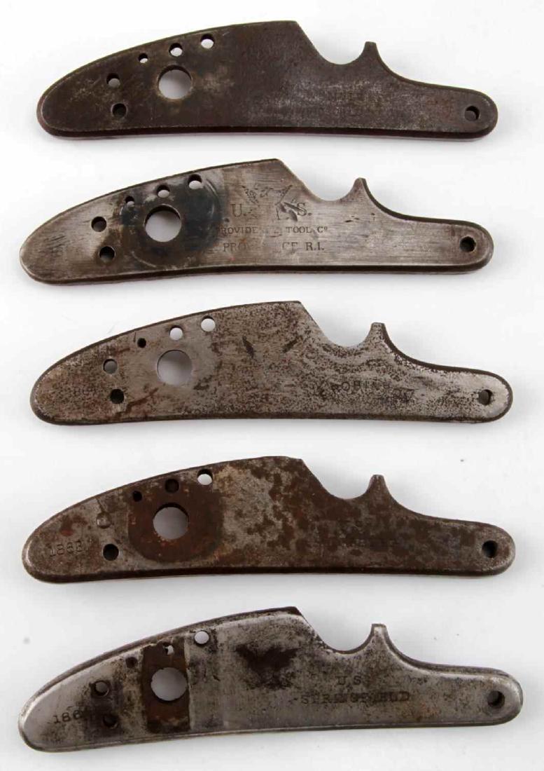 US CIVIL WAR SPRINGFIELD MUSKET LOCK PLATE LOT