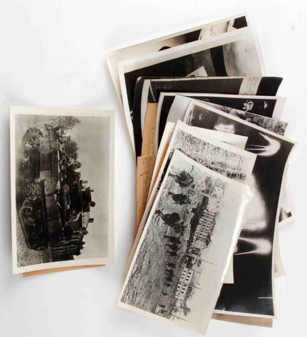 WWII RUSSIA CUBA REVOLUTION FASCIST PRESS PHOTO LO: Some are described , includes Che Guevaras death, Russian combat and more up to 8 x 10 in size. 15 in all.P