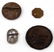 WWII GERMAN THIRD REICH SS BADGE PIN & TOKEN LOT - 2