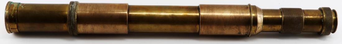 WWI BRITISH 1902 MK II NAVAL GUN SIGHT TELESCOPE: 1902 Mark II Naval gun sighting telescope. Broad arrow marked. Sight is good. In very good condition. Measures approximately 23.25 inches.