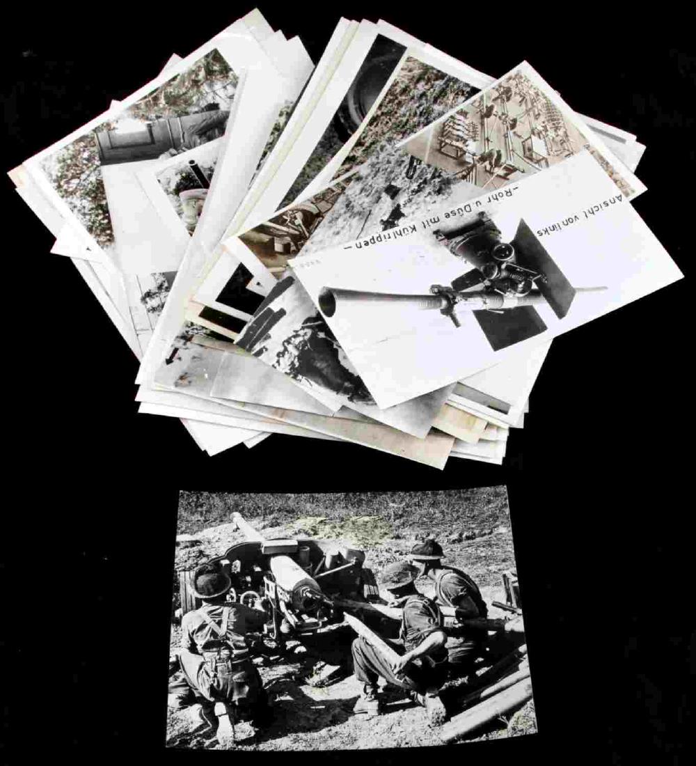 75 WWII GERMAN THIRD REICH PRESS PHOTOGRAPHS: All Third Reich related some are attributed, most are War time but some may be post war prints. P