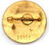 WWII GERMAN THIRD REICH NSDAP GOLDEN PARTY BADGE - 2