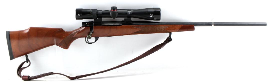 WEATHERBY VANGUARD 7MM RIFLE W PREDATOR SCOPE: Appears to be new or barely used , Simmons 4.5 18x44mm scope , Allen leather sling. Requires FFL transfer and we will not ship international. Caliber: 7mm Serial #: vs131765