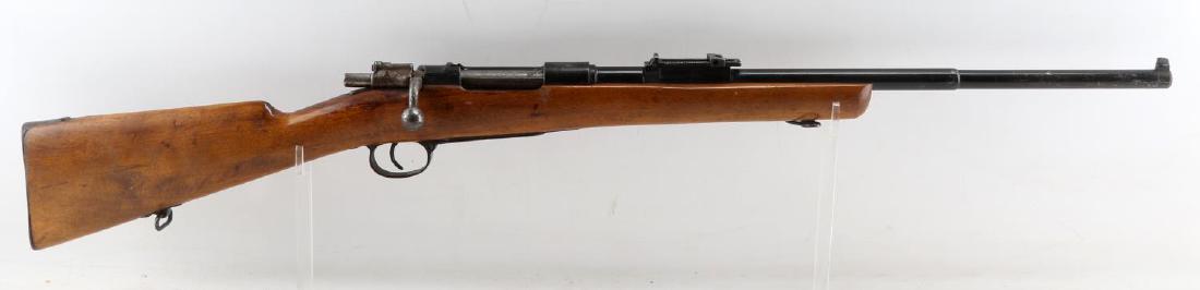 SPANISH 1923 MODEL 93 FABRICA DE ARMAS RIFLE SHORT: Oviedo-made Spanish model 1839 rifle. Dated 1923 on the receiver beneath the maker mark. Original ladder sights. Barrel measures 22 inches in length. Bore is bright and clean. In very good condition.