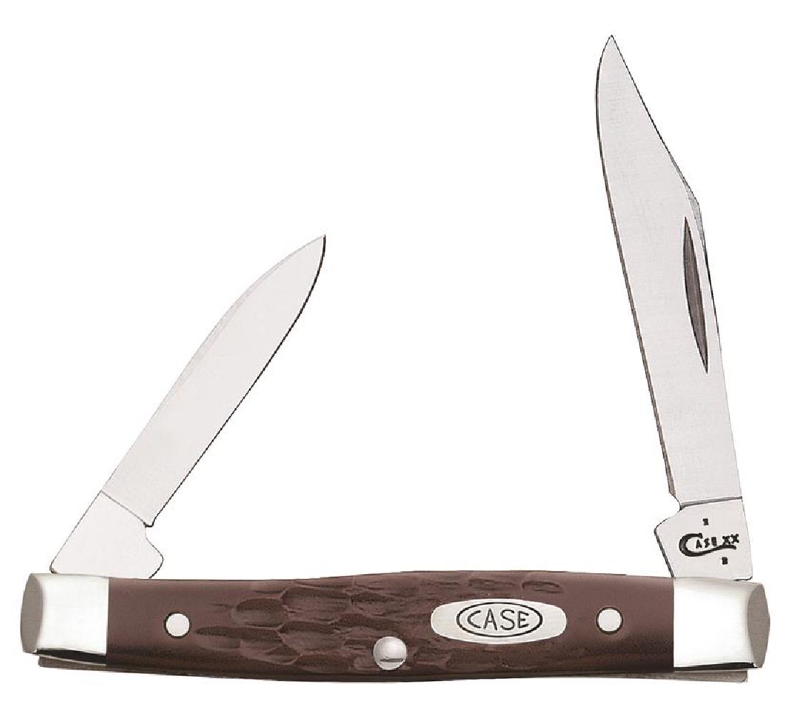 WORKING KNIVES SMALL PEN MODEL NUMBER 00083: Our Working line salutes hard driving team players who answer the call and give it their all until the work is finally done. As-Ground Tru-Sharp™ Surgical Steel Blades. Case Oval Shield. 6233 SS. Cl