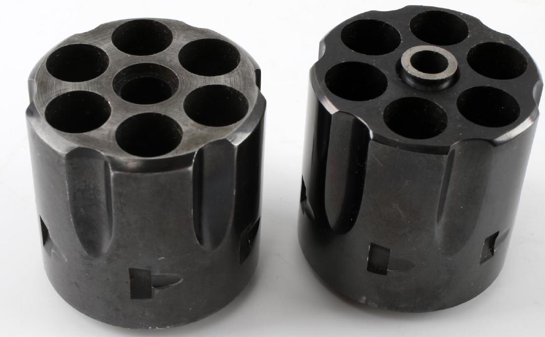 2 COLT SAA 44 SPECIAL CALIBER REVOLVER CYLINDERS: Very good serviceable condition.