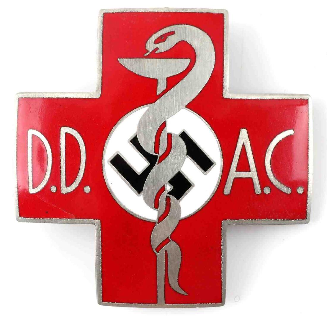 Wwii German Medical Dd Ac Doctors Breast Badge
