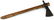 PLAINS INDIAN PIPE TOMAHAWK HEAD & HANDLE