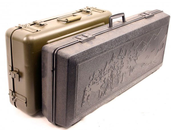 WHITES METAL DETECTOR AND VIETNAM MINE DETECTOR: White's metal detector made in the United States all parts are present and appears to be in working order. Case is 34" x 13" metal detector is approximately 33" long. Accompanied by United States Army