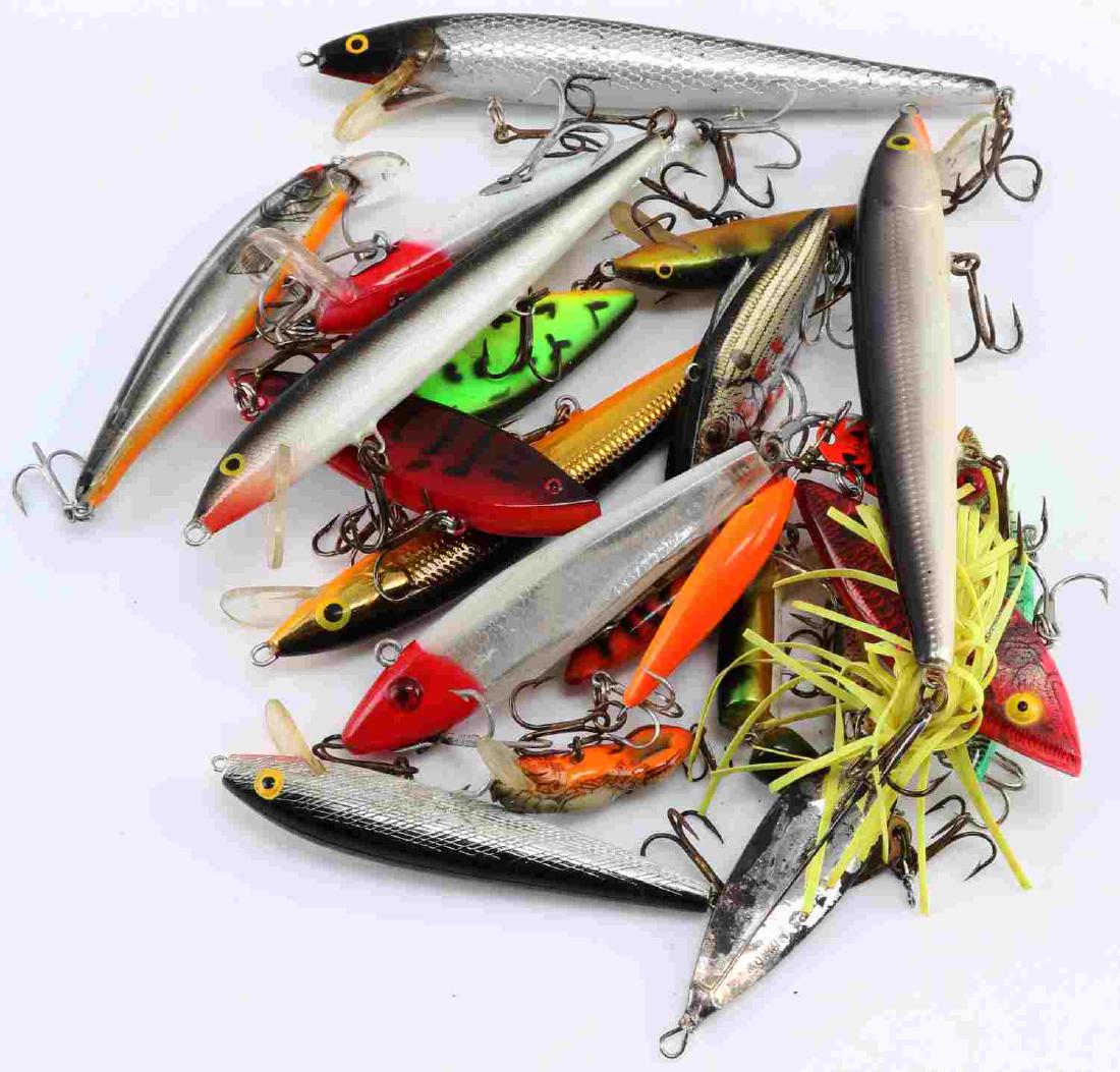 1980S VINTAGE FISHING LURE LOT OF 20 RAPALA G FILM