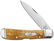 CASE XX SMOOTH ANTIQUE BONE TRIBAL LOCK KNIFE