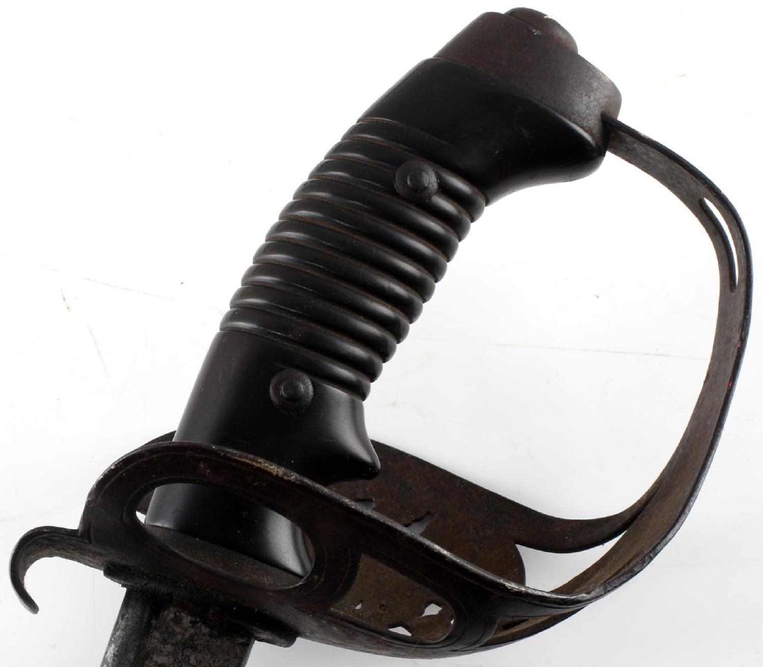 IMPERIAL GERMAN PRUSSIAN OFFICER DRESS DEGEN SWORD: Model 1889 officer's dress degen from the Kingdom of Prussia. Alex Coppel Solingen maker on the ricasso. Has what appear to be mostly indisctinct unit markings on the throat of the scabbard. In very g