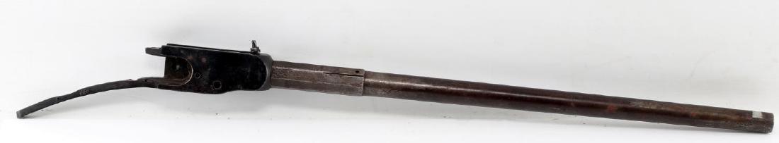 CIVIL WAR GWYN & CAMPBELL CARBINE RIFLE BARREL DUG: Barrel and action Gwyn & Campbell carbine which have been excavated from a dig site. In very good condition overall, with very minor pitting and wear. End of barrel has had a section of the metal abou