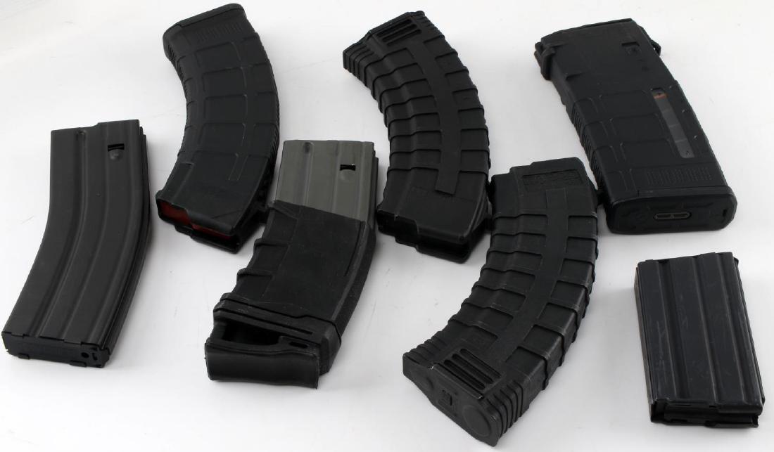 AR-15 RIFLE MAGAZINE 7.62 x 39 AND MORE LOT OF 7: This lot includes 4 7.62 X 39 AR-15 magazines, 1 .223 Rem magazine, 1 6.8 SPC magazine, and more Magazines are in new condition.