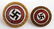 WWII GERMAN THIRD REICH NSDAP GOLD PARTY BADGE LOT