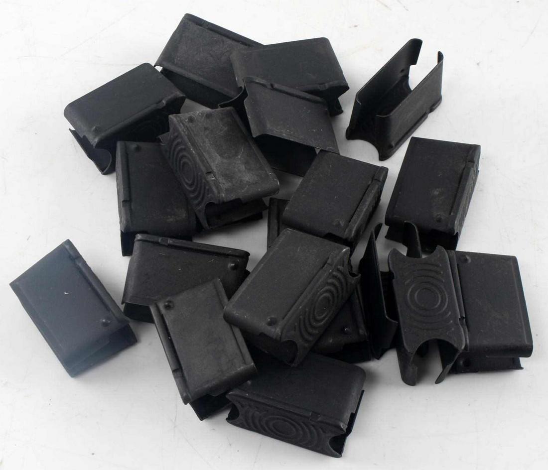 POST WWII US ARMY M1 GRAND 8 ROUND CLIP LOT OF 20: Lot of 20 M1 Garand 8-round clips. All appear to be post-WWII AGE 2 contract manufacture. All in very good condition.