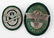 WWII THIRD REICH GERMAN POLICE SHIELDS GREEN