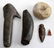 WOODLAND PIPE MAMMOTH BONE DISCOIDAL ARROWHEAD