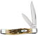 CASE KNIFE AMBER BONE PEACH CHROME JIG TEXAS JACK - 2