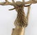 LYING REINDEER BRASS FIGURE STATUE GILT - 6