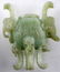 VINTAGE CHINESE LIGHT GREEN JADE INCENSE BURNER - 5