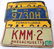 LOT OF VINTAGE LICENSE PLATES FLORIDA PENN MASS - 2