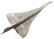 DANBURY MINT PEWTER SCALE 1:306 CONCORDE JET